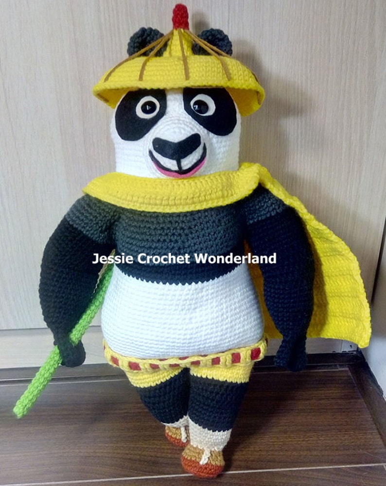 Kung Fu Panda _ Crochet English Pattern image 2