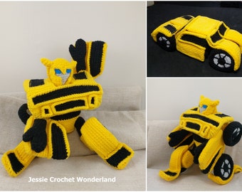 Crochet Transformers Bumblebee_ Bumblebee _ PDF Patron au crochet anglais de Transformers