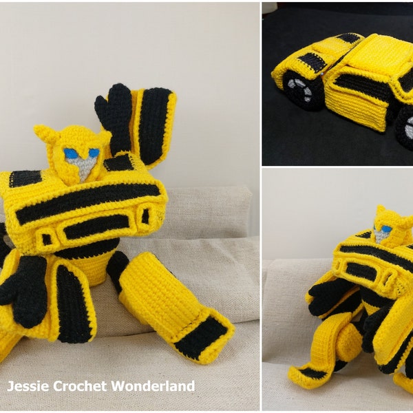 Crochet Transformers Bumblebee_ Bumblebee _ PDF English crochet pattern of Transformers