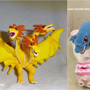 Crochet Giant Godzilla _ Godzilla Monsterverse _ PDF English crochet pattern of Godzilla image 8