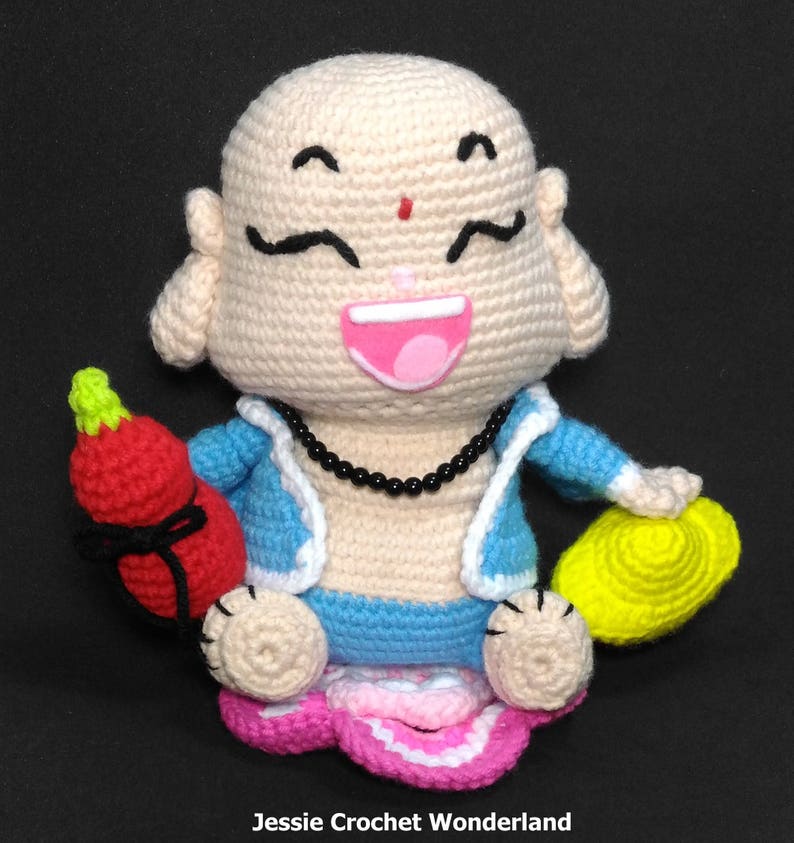 Laughing Buddha _ English Crochet Pattern image 3