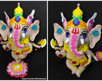 Baby Lord Ganesha _ English Crochet Pattern