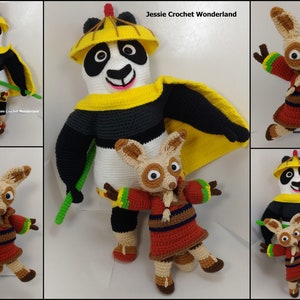 Kung Fu Panda _ Crochet English Pattern image 6
