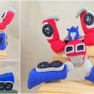 Crochet Transformers Optimus Prime_ Autobot Optimus Prime _ PDF English crochet pattern of Transformers image 6