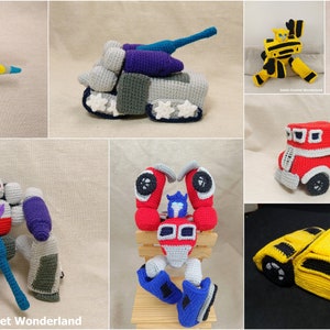 Crochet Transformers Optimus Prime_ Autobot Optimus Prime _ PDF English crochet pattern of Transformers image 10