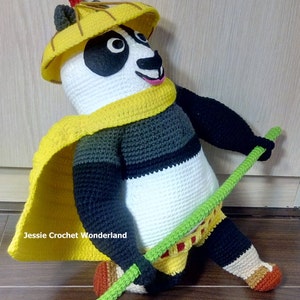 Kung Fu Panda _ Crochet English Pattern image 5