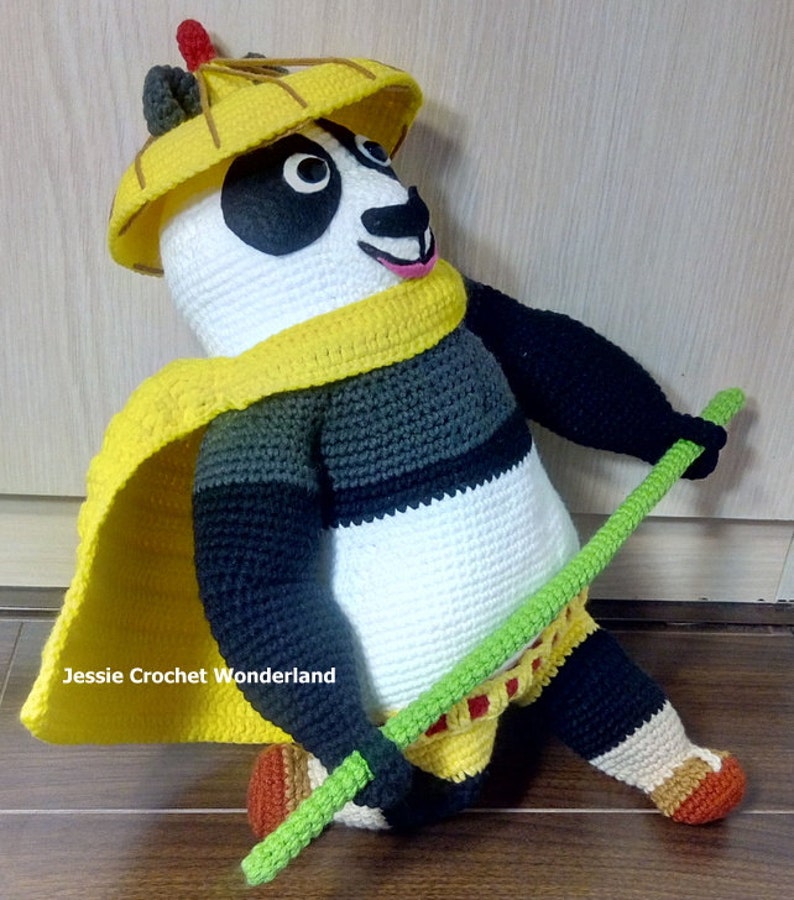 Kung Fu Panda _ Crochet English Pattern image 5