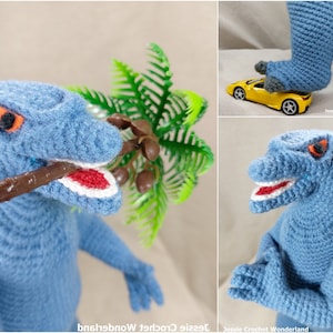 Crochet Giant Godzilla _ Godzilla Monsterverse _ PDF English crochet pattern of Godzilla image 6