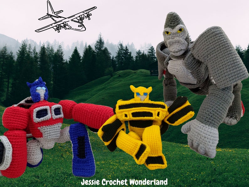 Crochet Transformers Optimus Prime_ Autobot Optimus Prime _ PDF English crochet pattern of Transformers image 5