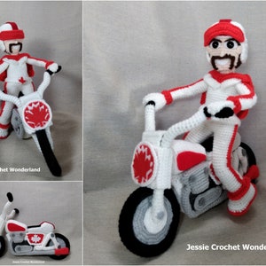 Duke Caboom in Toy Story _ English Crochet Pattern instant download_ Toy Story 4 image 2