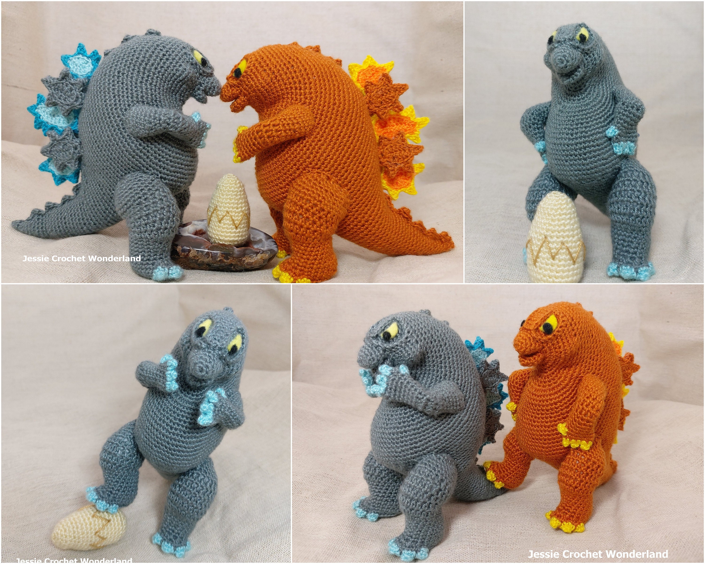 Crochet Giant Godzilla _ Godzilla Monsterverse _ PDF (Download Now) 