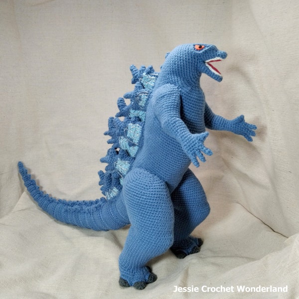 Crochet Giant Godzilla _ Godzilla Monsterverse _ PDF English crochet pattern of Godzilla