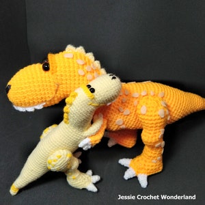 The Good Dinosaur Ramsey inspired _ Tyrannosaurus _ Jurassic park _ Dinosaur crochet pattern digital download