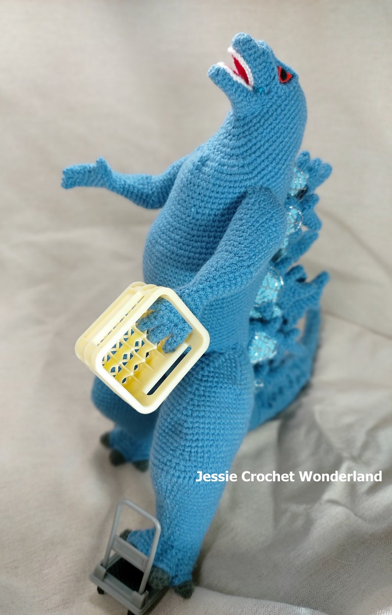 Crochet Giant Godzilla _ Godzilla Monsterverse _ PDF English crochet pattern of Godzilla image 9