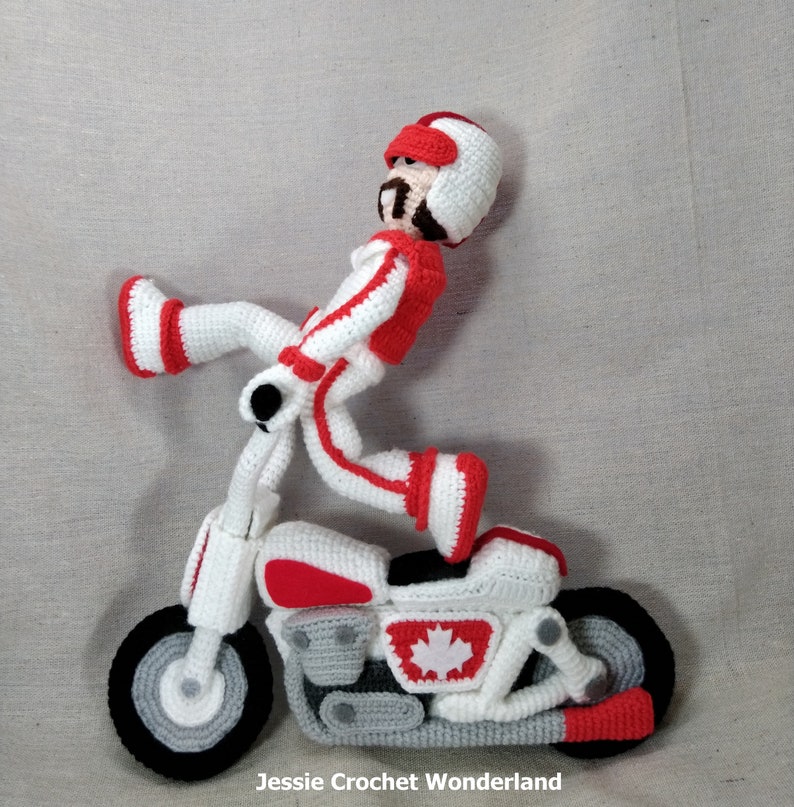 Duke Caboom in Toy Story _ English Crochet Pattern instant download_ Toy Story 4 image 3