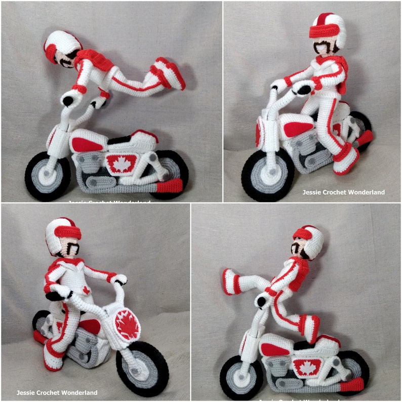 Duke Caboom in Toy Story _ English Crochet Pattern instant download_ Toy Story 4 image 8