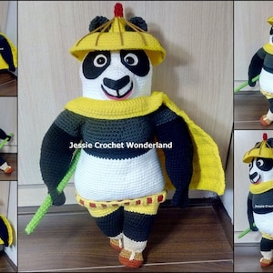 Kung Fu Panda _ Crochet English Pattern image 1
