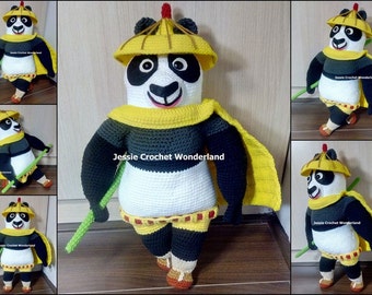 Kung Fu Panda _ Patrón Inglés a Crochet