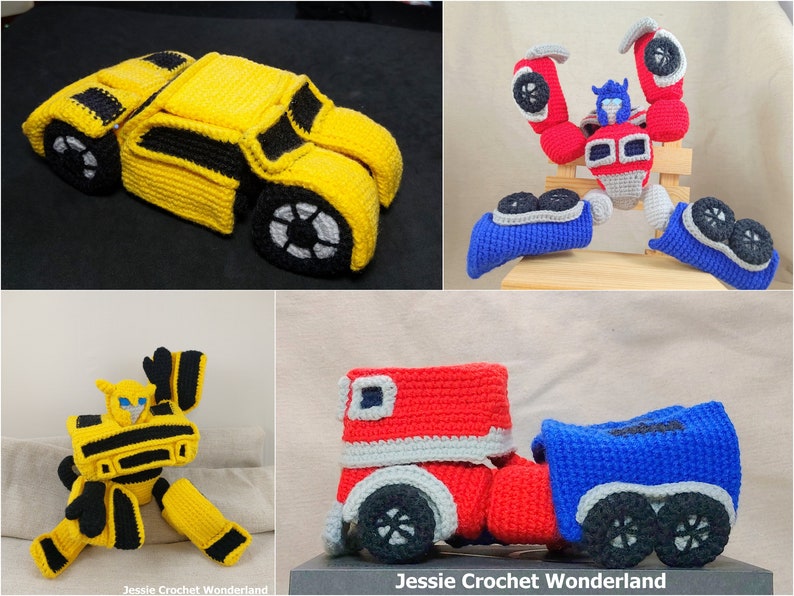 Crochet Transformers Optimus Prime_ Autobot Optimus Prime _ PDF English crochet pattern of Transformers image 8