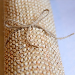 Natural sisal fabric. Background. Stock Photo