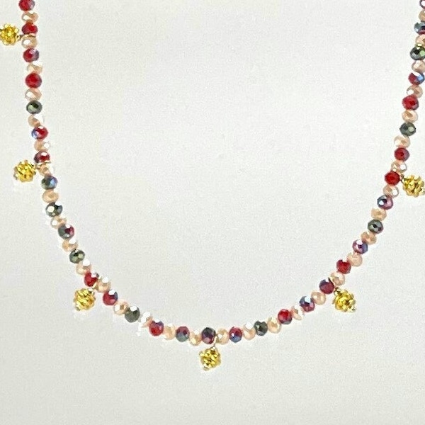 Indian Bazaar Multicolor Long Necklace