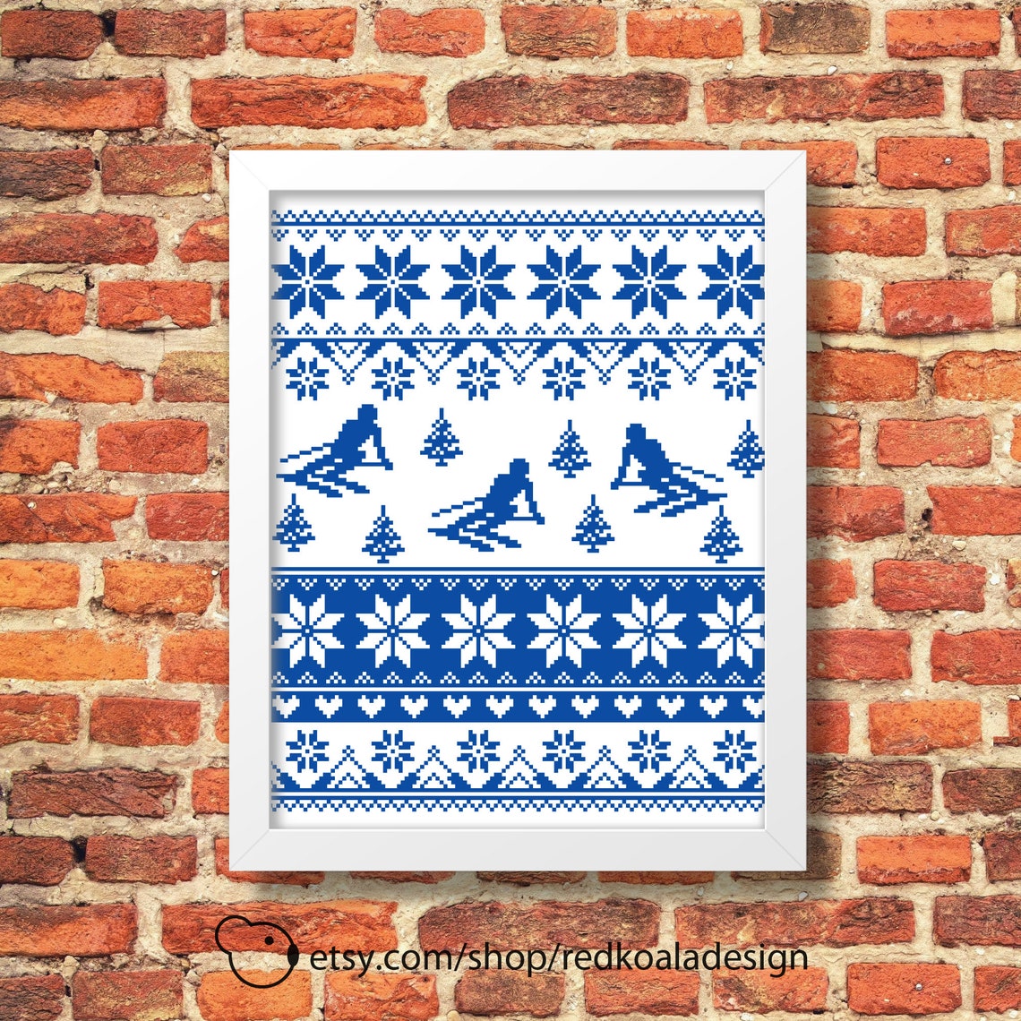 Ski Print Winter Prints Ski Wall Art Ski Poster Mountain Etsy
