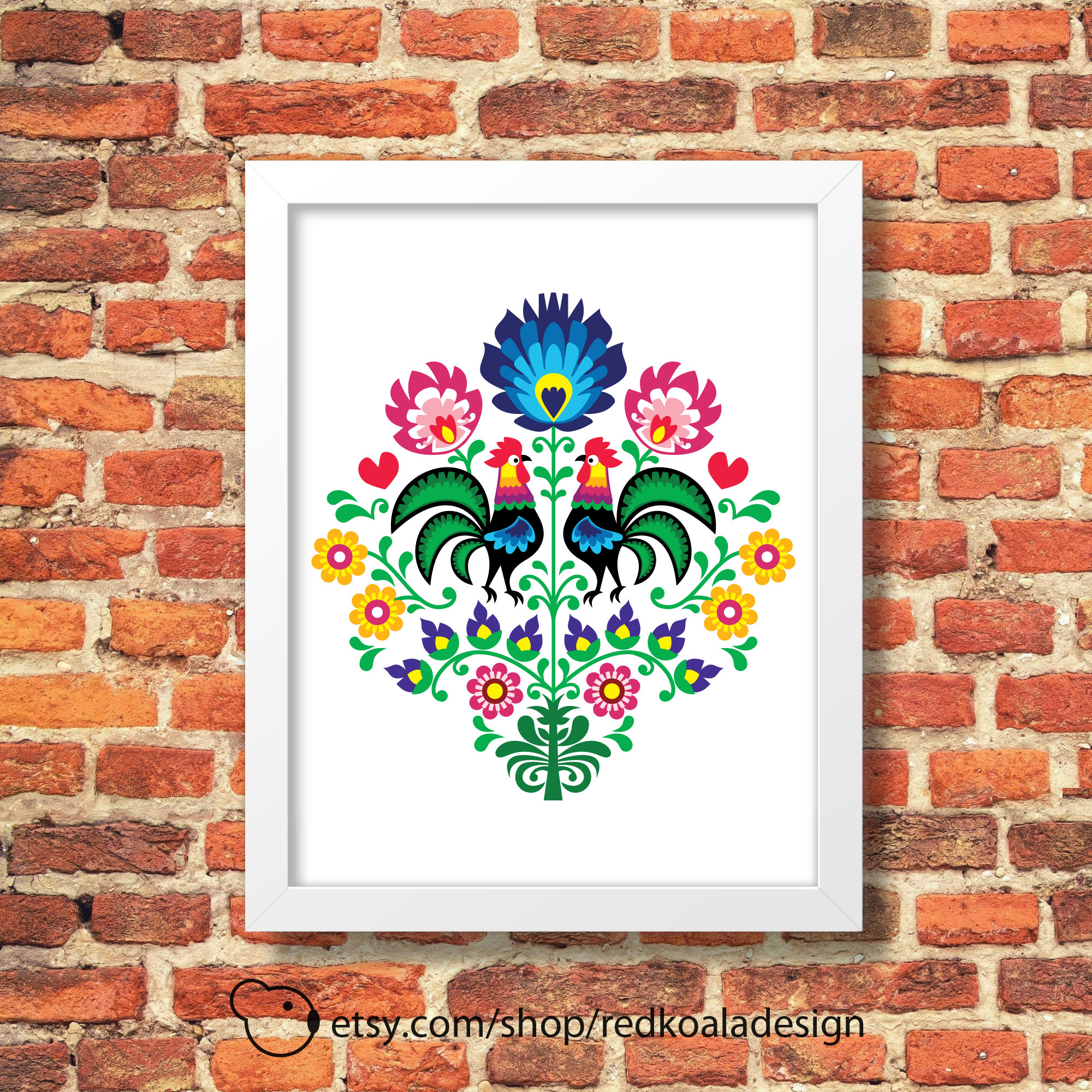 Printable Prints, Floral Art Print, Artwork Poster, Floral Pattern ...