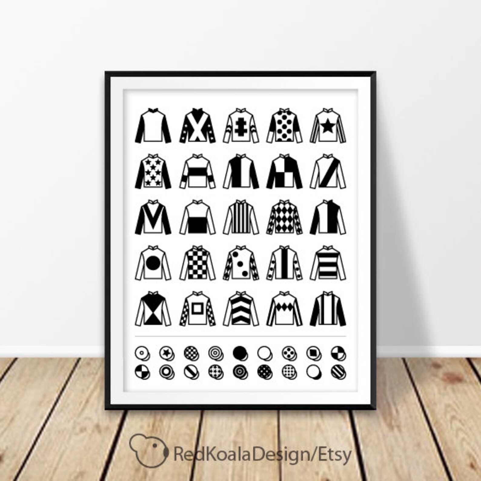 Jockey Silks Print Digital Prints Horse Jockey Decor Horse - Etsy