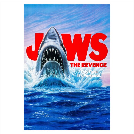 Metal JAWS 4 the Revenge Movie Poster Tin Aluminium Sign Door - Etsy