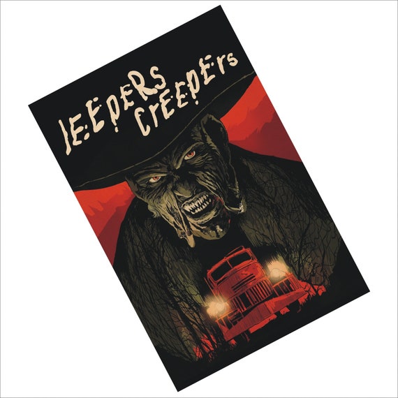 Metal Jeepers Creepers Tin Sign Aluminium Door Wall Movie Film Etsy
