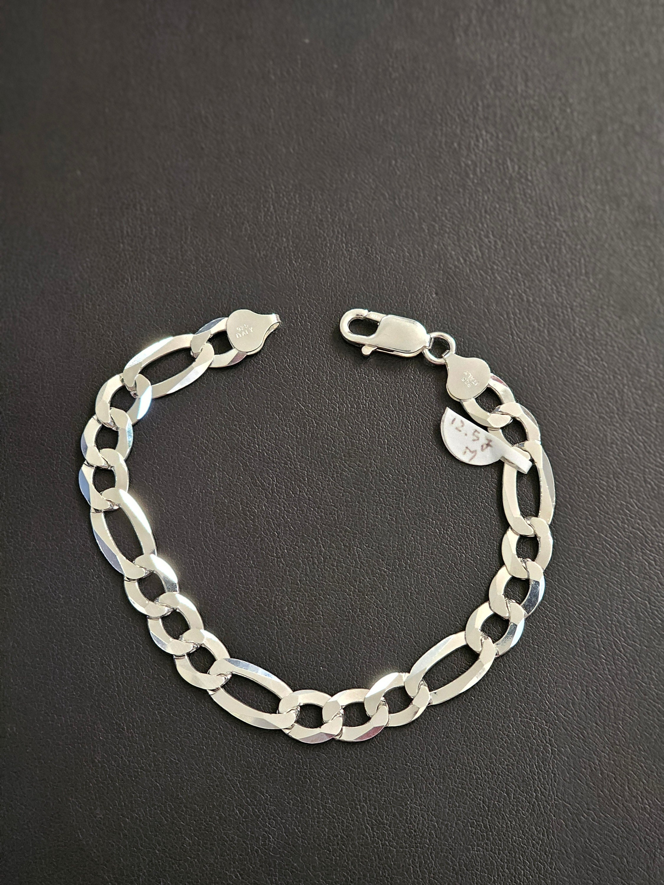 925 Sterling Silver Bracelet 8 Inch - Etsy