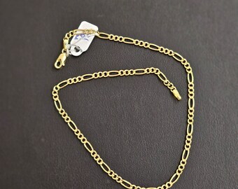 10k gold anklet 10 inch