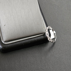 14k Weißgold Diamanten Ringgröße 6,5