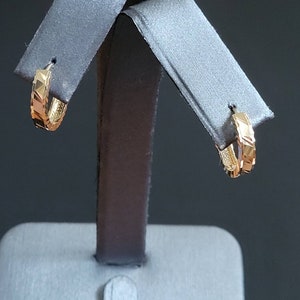 18k gold earrings