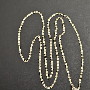 14k gold necklace 22 inch