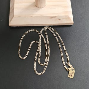 14k gold two tone necklace 24 inch