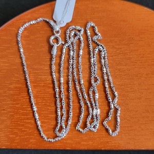925 sterling silver necklace 20 inch