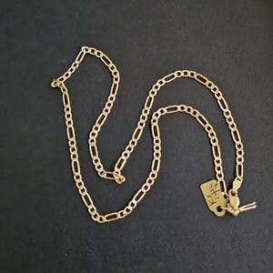 14k gold two tone necklace 18 inch