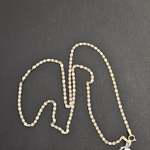 14k gold necklace 18 inch