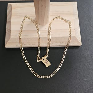 14k gold two tone necklace 16 inch