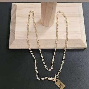 14k gold two tone necklace 18 inch