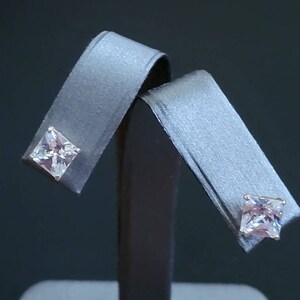 10k gold CZ earrings