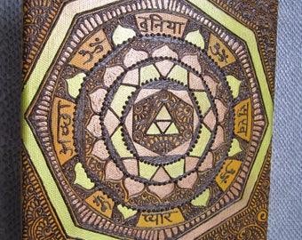 Mandala of peace, love, happiness and joy