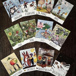 Waldorf Monatskarten-Set Joringl