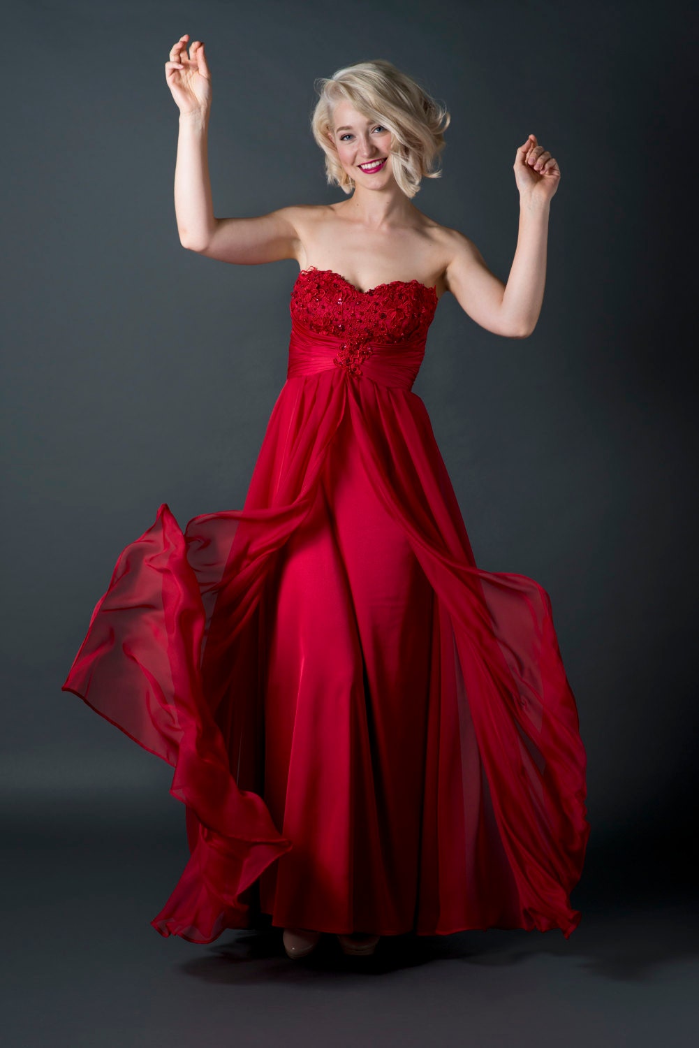 Chiffon Dresses, Unique Dress, Maxi Evening Gown, Chiffon Maxi Dress