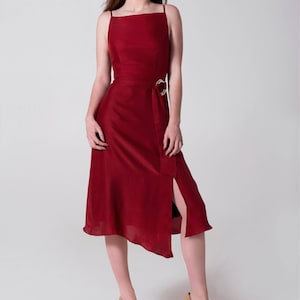 Knee length dress, formal short dress, cocktail dress, evening dress, midi evening dress, midi dress, dress, cocktail dresses image 1