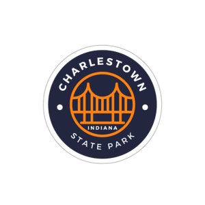 Charlestown State Park Indiana Sticker
