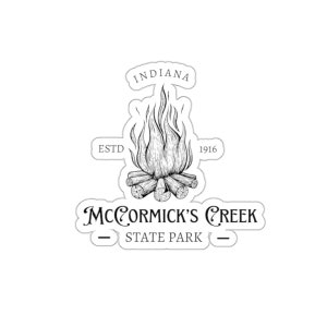 McCormick&#39;s Creek Indiana State Park Sticker