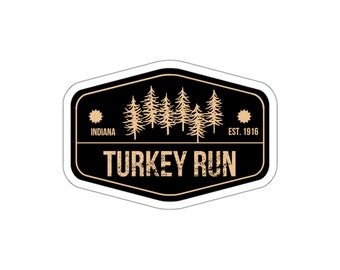 Turkey Run State Park Sticker Indiana