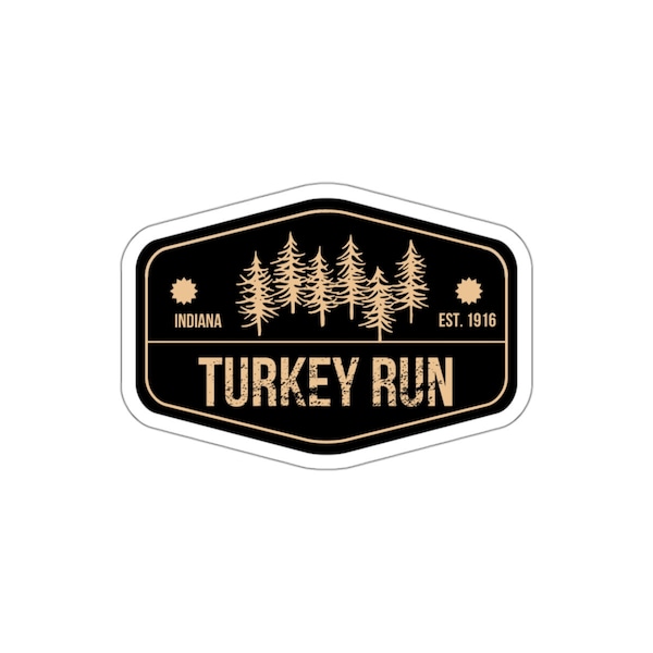 Turkey Run State Park Sticker Indiana